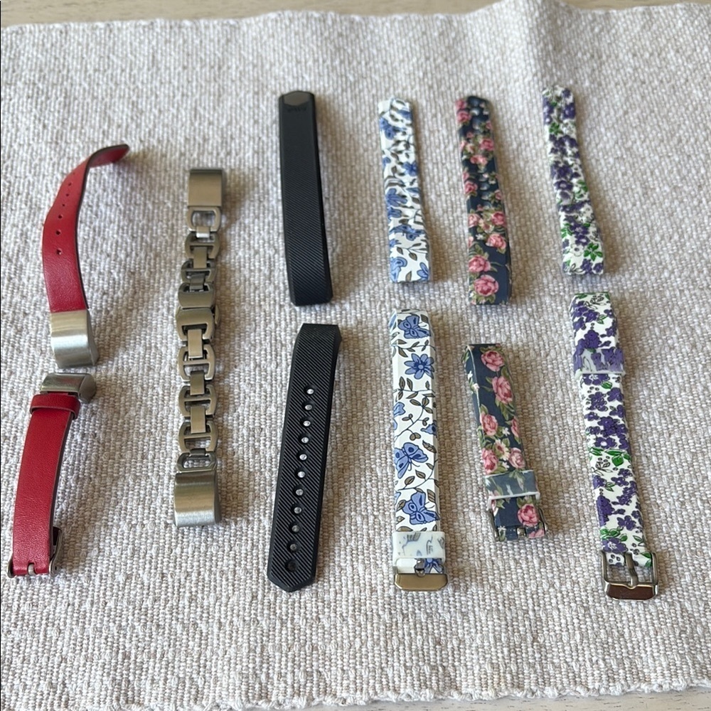 Assorted Fitbit Alta Fitness tracker bands